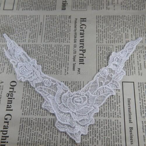 5 pcs collar lace Lace trim DIY sewing clothes lace fabricmade Dolls Dyed Fabrics