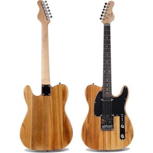 NEW electric guitar Paulownia wood color fully enclosed strings 22 dishes 6 string guitar Musical instrument