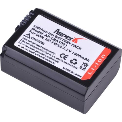 1pc bateria NP-FW50 NPFW50 NP FW50 Camera Li-ion Battery for Sony Alpha a6500 a6300 a6000 a5000 a3000 a7 7R a7R a7R II a7II