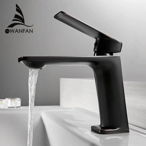 Basin Faucet Torneira Para Banheiro Bathroom Sink Faucet Single Handle Black Faucet Basin Taps Hot Cold Mixer Tap Crane 9922