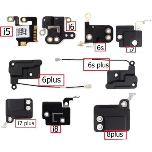 Genuine GPS Signal Antenna Flex Cable for iPhone 5 6 6s 7 8 plus GPS Antenna flex ribbon cable wifi cover replacement parts