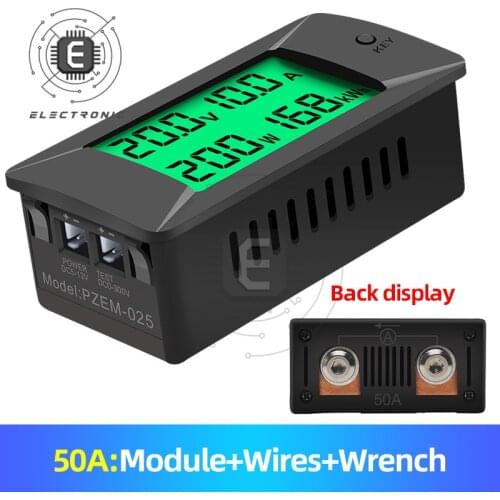 DC Digital Display Voltmeter Ammeter Current and Voltage Meter 0~300A/300V Power Electric Energy Consumption Tester Multimeter