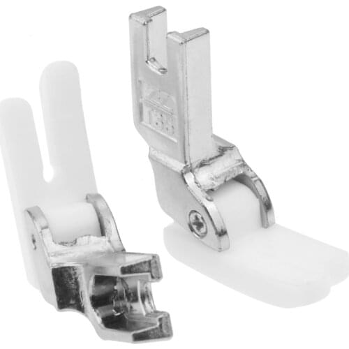 DRELD 2Pcs T35 Bottom Presser Feet Industrial Sewing Lockstitch Machine Presser Foot Fit For Brother Juki Sewing Machine