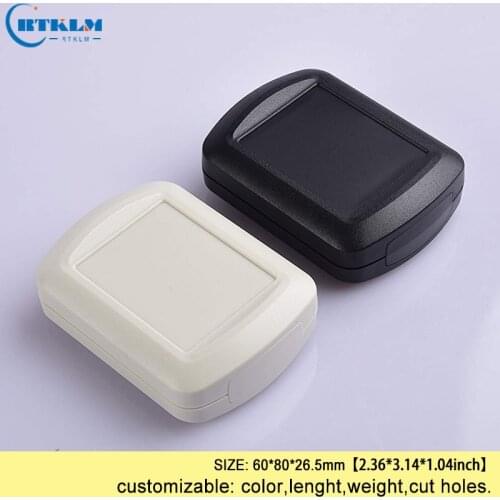 Handheld electronics circuit project junction box abs plastic enclosure wire connection box diy small speaker box 60*80*26.5mm