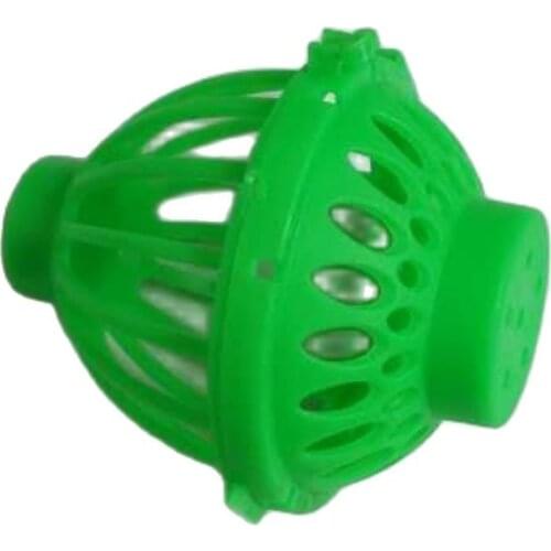 Bait cage fishing trackle product for diy silver carp hook fishing green color one piece