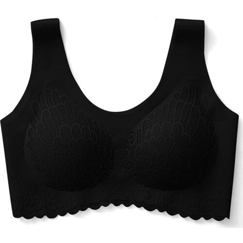 Latex 5D Wireless Full Bra Seamless Push Up Breathable Women Bra Underwear A66