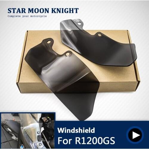 Motorcycle Windshield Windscreen Wind Deflector For BMW R1200GS R 1200 GS R1200 ADV K51 Adventure 2004-2012 HandShield Handguard