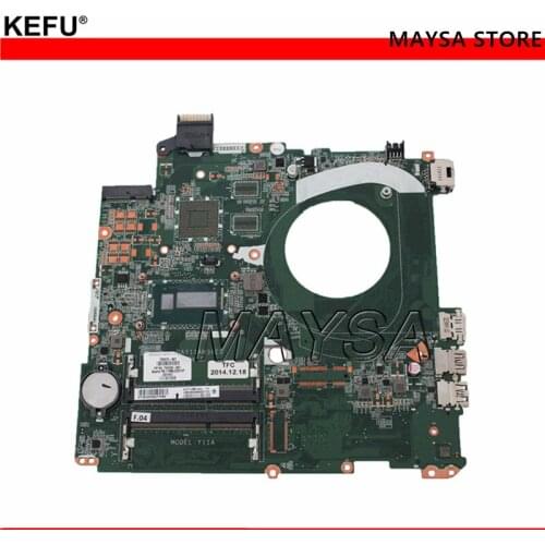 KEFU 779839-001 779839-501 779839-601 DAY11AMB6E0 For HP 15-P Laptop Motherboard with i3-4005U ,All functions GOOD