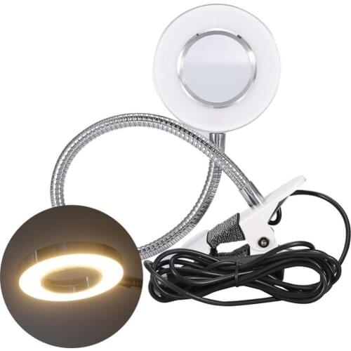 Desk Lamp Clip on Light Pinkiou Led Table Clamp lamp for Microblading Manicure Micropigmentation Eye Protection