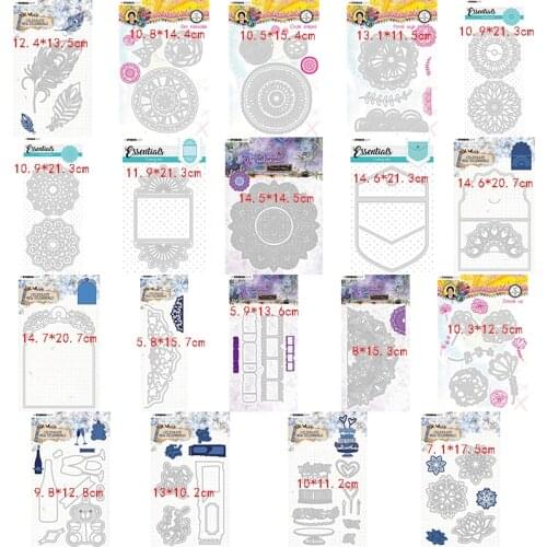 CH 2021 New Arrival Flowers Stencil Metal Cutting Dies For Scrapbooking Practice Hands-on DIY Album Card Handmade Tools