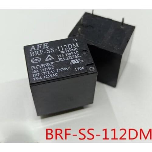 HOT NEW 12V relay BRF-SS-112DM BRFSS112DM 12V 12VDC DC12V 17A 250VAC 4PIN