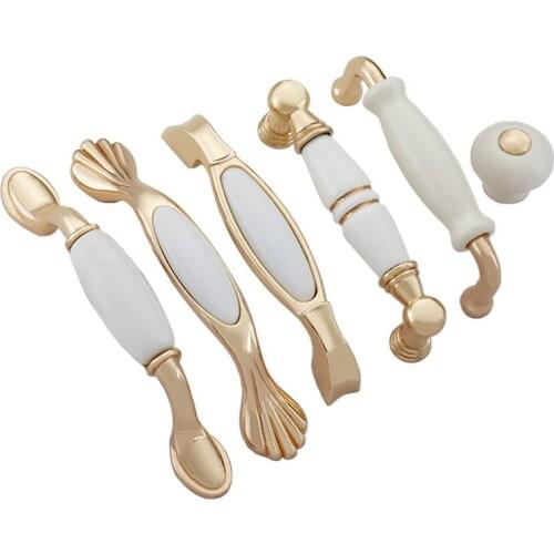 Zinc Alloy Rose Gold Door Handle Drawer Knobs Pulls Unique Kitchen Cabinet Handles Knob Dresser Pull Knobs Cupboard Handle