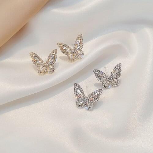 Butterfly Earrings Fresh Earrings 2021 New Earrings Female Earrings Fashion Wild Earrings Banquet Holiday Gifts