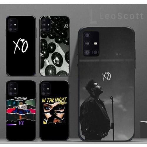 The Weeknd Starboy Pop Cantor xo Phone Cases For Samsung A50 A51 A71 A31 A21S S8 S9 S10 S20 S21 Plus Fe Ultra 4G 5G