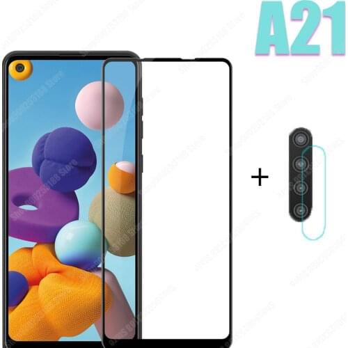 Tempered Glass For Samsung Galaxy A21 S Protective Glass Screen Protector For Samsung A21S Camera Film Phone Protect Accessories