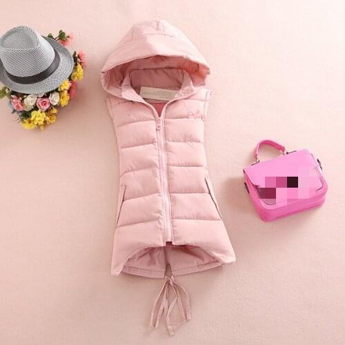 ZG1310 new spring autumn winter 2020 women pure color fashion slim thickened vest coat cheap wholesale