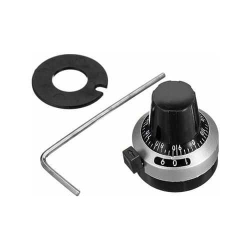 1PCS 3590S 6.35 mm Precision Scale Knob Potentiometer Knob Equipped with Multi-turn Potentiometer