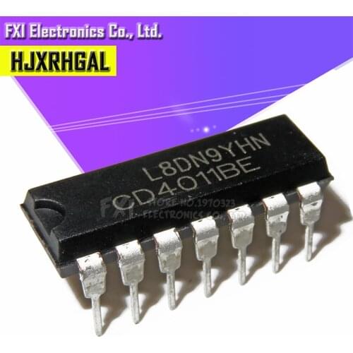 10PCS CD4011BE CD4011 DIP14 DIP New original