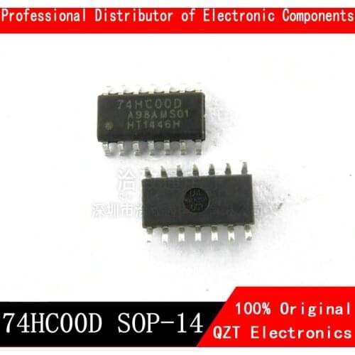 10PCS/LOT 74HC00D SOP14 74HC00 SOP SN74HC00DR SN74HC00 SMD SOP-14 New