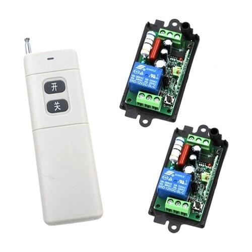 110V 220V 1CH RF Wireless Remote Control Relay Switch Security System Garage Doors, Rolling Gate Electric Doors SKU: 5225