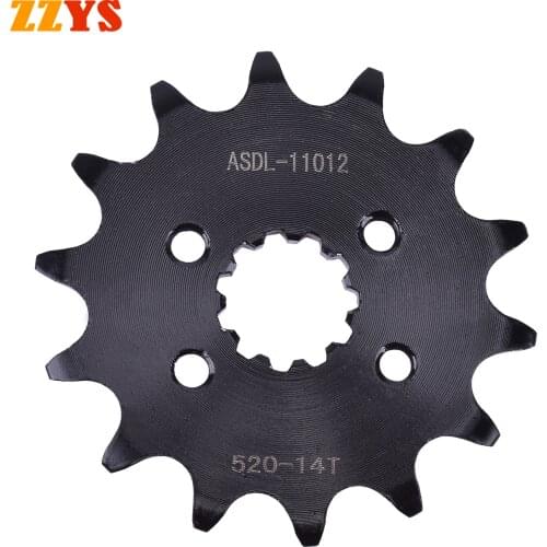 520 14T Front Sprocket Gear Staring Wheels For Honda CB300 CB300F CB300R CBF300 CBR300 CBR300R CMX300 A Rebel CB CBF CBR 300 250