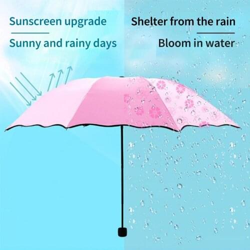 Automatic Sun Protection And UV Protection Folding Umbrella Creative Umbrella Outdoor Ultra Light Portable Umbrella