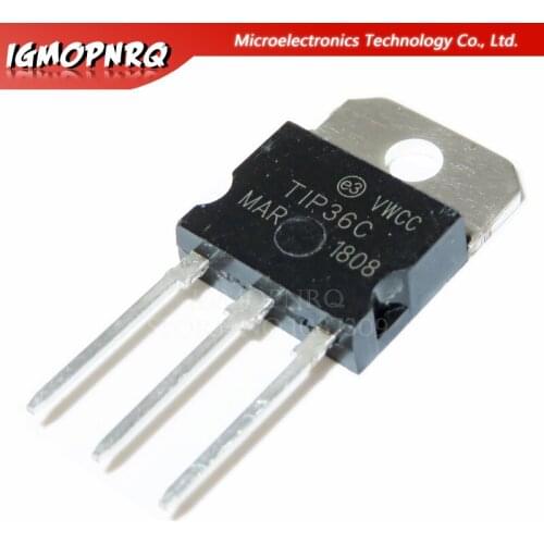 50PCS TIP36C TIP36 TO-218 Bipolar Transistors - BJT 25A 100V 125W NPN new original