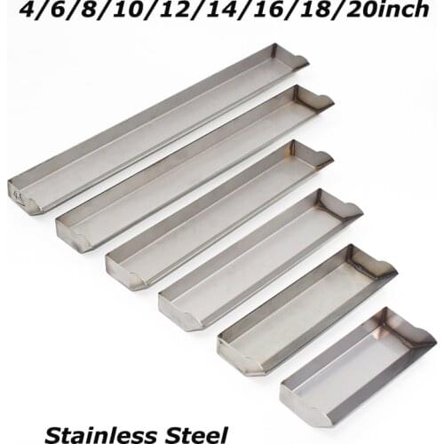 4/6/8/10/12/14/16/18/20inch Emulsion Scoop Coater Silk Screen Printing Stainless Steel Screen Printing Coating Tools