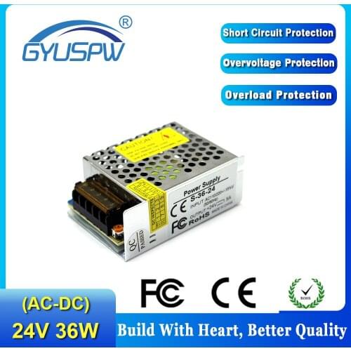 DC24V Power Supply 24V 15W 36W 60W 120W 150W 200W 300W 400W 480W 600W 800W 1000W 1200W 1500W Lighting Transformer For Led Light
