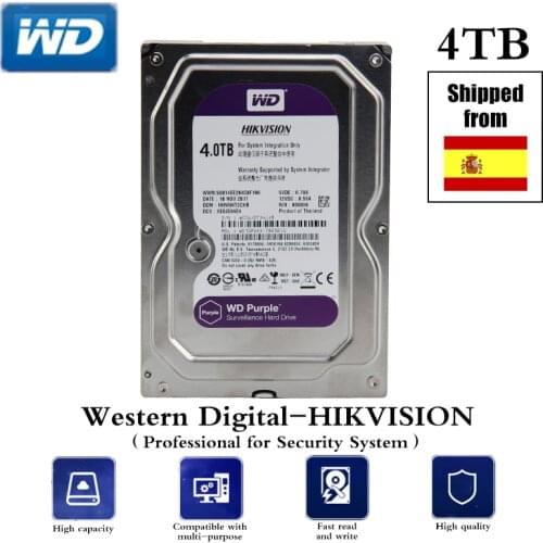 HDD Professional for CCTV 4TB/6TB/1TB 3.5 Inch SATA Interface Hard Disk for AHD DVR NVR CCTV Security System Free Shipping