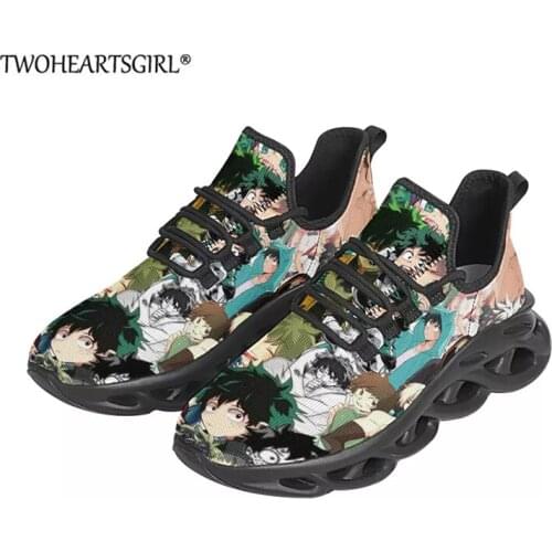 Men Shoes My Hero Academia Todoroki Shoto Anime Pattern Casual Non-slip Sneakers Mens Comfortable Breathable Walking Shoe