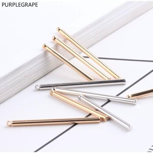 Copper plated 18k gold color color protection DIY jewelry accessories flat head tassel ear clip earring material 10 pieces