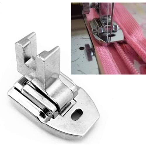 Concealed Invisible Zipper Sewing Machine Presser Foot - Fits All Low Shank Snap-on Singer, Brother, Babylock, AA7076