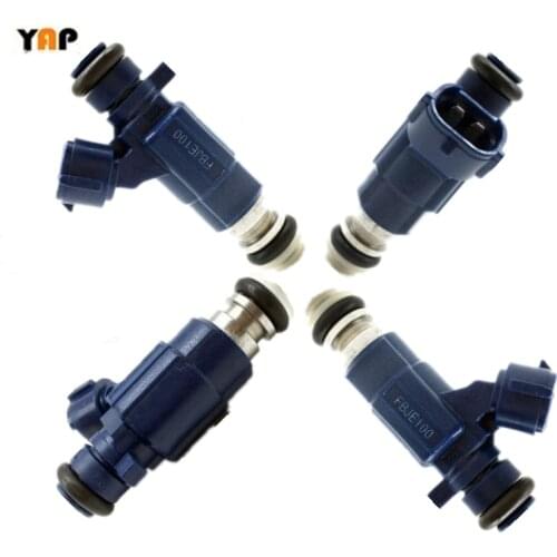 NEW FUEL INJECTOR (4) FIT FORNISSAN PRIMERA X-Trail T30 QR25DE QR20DE 2.0L 2.5L L4 16600-AE061 FBJC101 2000-2005