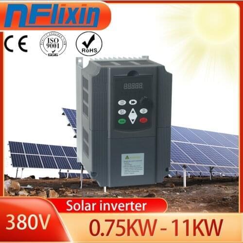 AC 380V 5.5kW Variable Frequency Drive VFD Speed Controller Inverter Single Phrase DC Micro Inversor Solar