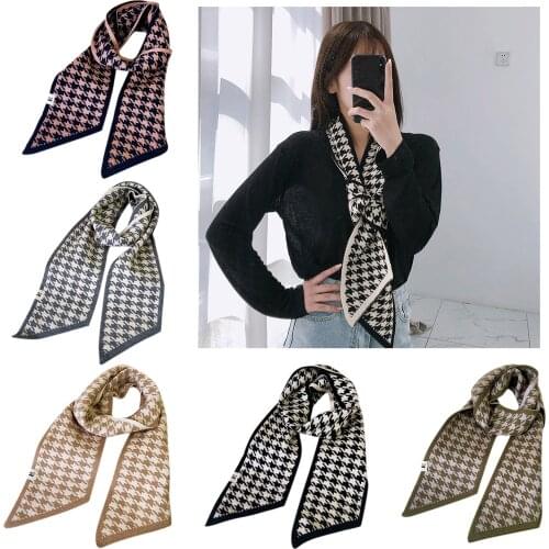 Wool Scarf Thick Long Plaid Fall/Winter Scarves Neckerchiefs for Ladies Women