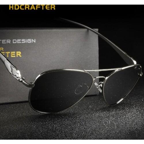 HDCRAFTER Elegant Women Polarized Sunglasses Men Pilot Oval High Quality Male Classic Eyewear Man Oculos With Case UV400 2019