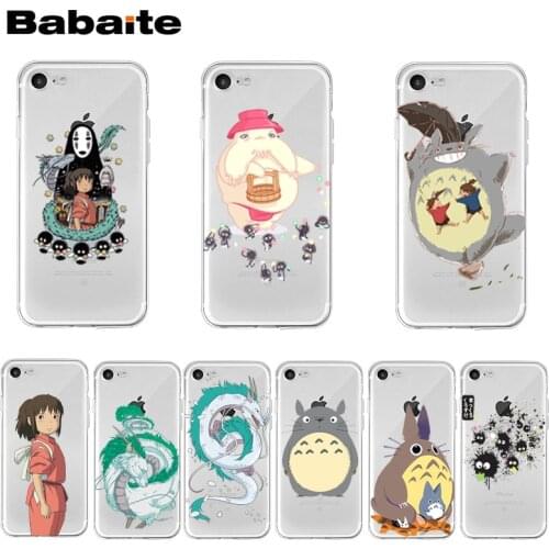 Studio Ghibli Spirited Away SOOT Soft Phone Case for iPhone 8 7 6 6S plus X xr Xs Max 5 5s 11 pro max Cover Conque Mobile Cover