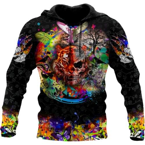 Premium Skull Tattoos 3D All Over Printed Unisex Deluxe Hoodie Men Sweatshirt Streetwear Zip Pullover Casual Jacket Tracksuit