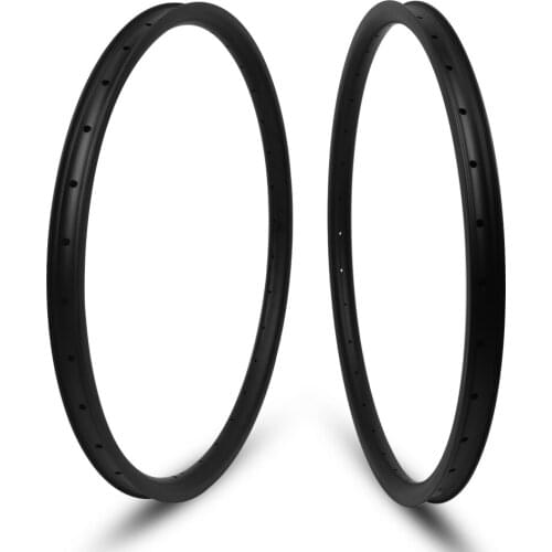29er MTB Carbon Rim Light Weight 370g 36mm Wider Tubeless Ready For XC Cross Country Mountain Bike Hookless Asymmetric Rims