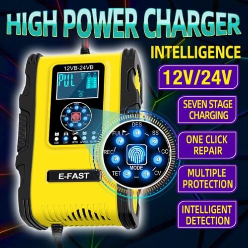 Smart Car Battery Chargers Trickle Charger Power Battery Disulfate US Plug