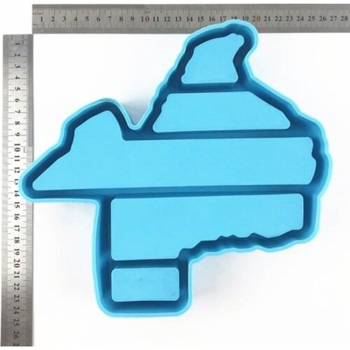 Cosmetic Storage Box Epoxy Resin Mold Makeup Tray Silicone Mould DIY Crafts Mold N0HE