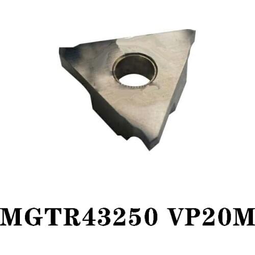 100% Original MGTR MGTR43250 VP20M 10pcs Carbide Insert CNC lathe Insertion Imported From Japan Quality Assurance High Efficient