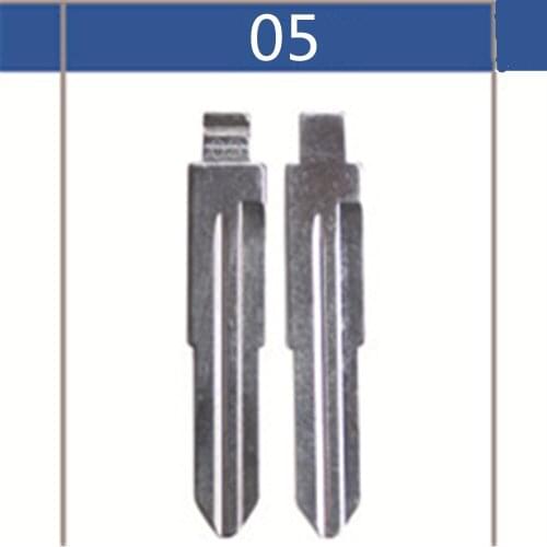 2 Pcs Uncut Replacement Car key blade for TOYOTA PREVIA WISH CHEVROLET SPARK Key No.05 Car Key Blade