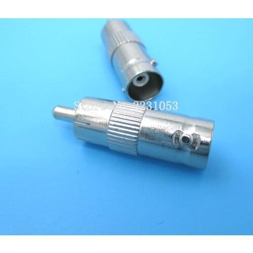 5PCS/LOT BNC Female TO RCA Male Plug COAX Adapter Connector