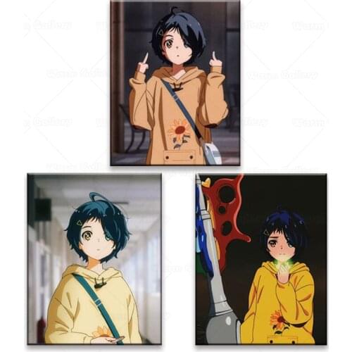 Pin Di Wonder Egg Priority Anime characters Posters Decor Poster Wall Sticker Living Room Bar Cafe Decoration Pictures