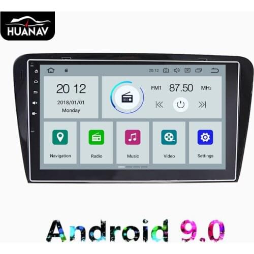 Android 9.0 GPS Navigation Car DVD Player head unit For Skoda Octavia 2014-2017 Car radio player Stereo multimedia recorder Auto