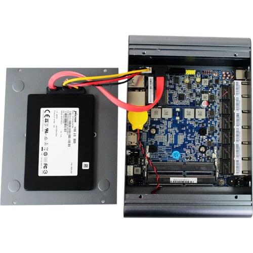 Pfsense fanless mini pc x86 core i3 7100u i5 7200u celeron 3865u 6*Intel Lans DDR4 linux firewall router DHCP VPN network server