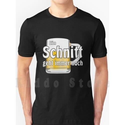 Bierglas. Ein Schnitt Geht Immer Noch T Shirt Men Cotton Cotton S-6xl Bierglas Schnitt Bier Nachschank Nachfüllen Halb Ohne