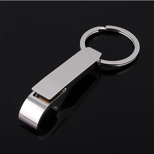 Glossy Metal Saber-toothed Tiger Shape Beer Bottle Opener Keychain For Men Car Keychain Accessories Business Gifts